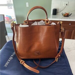 Dooney & Bourke Brown Leather Shoulder Bag